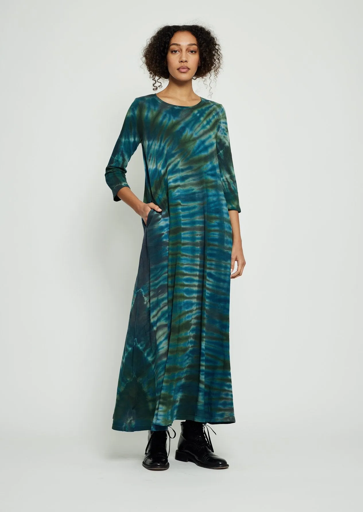 Drama Maxi Dress, Moss Aqua