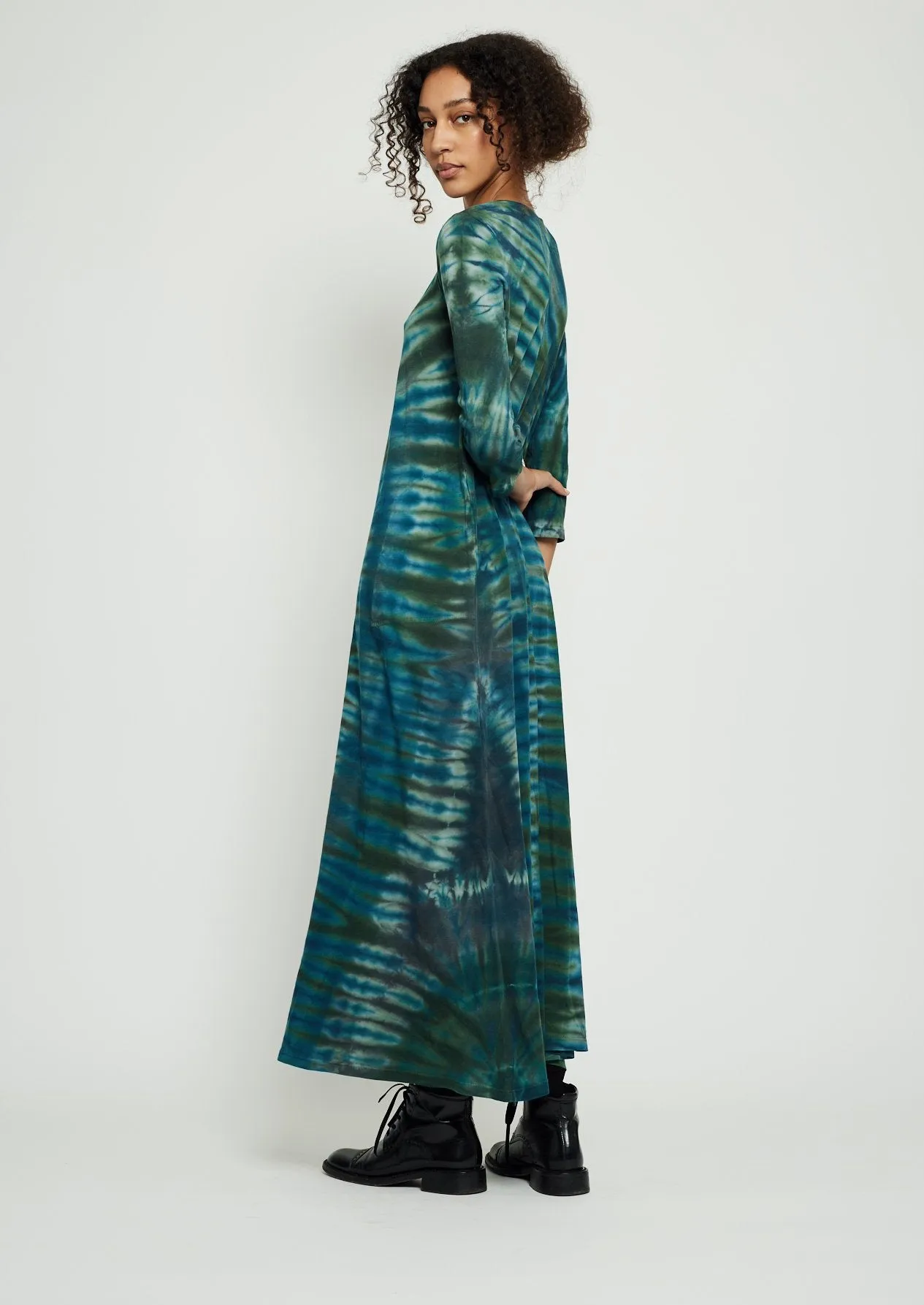 Drama Maxi Dress, Moss Aqua