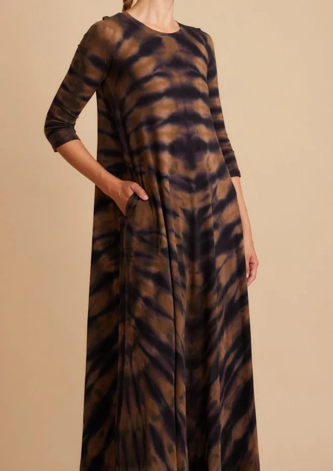 Drama Maxi Dress, Rainbow Earthy