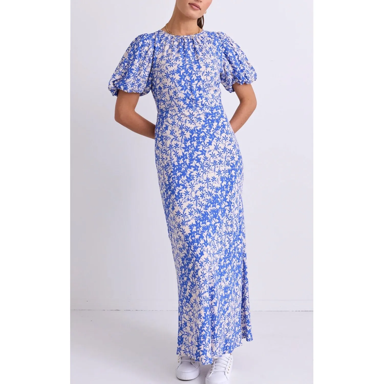 Dress Astrid - Blue Floral