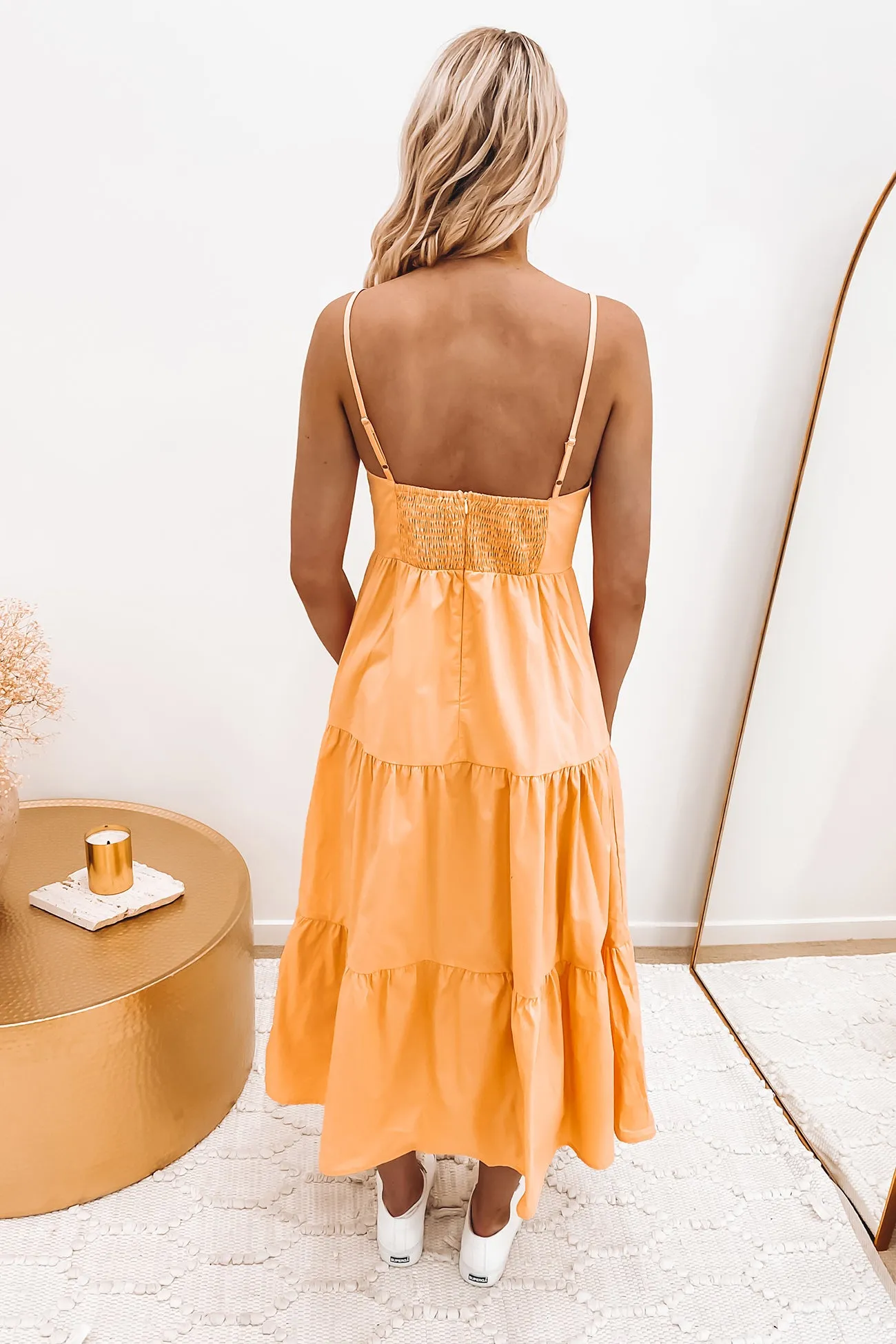 Drey Maxi Dress Orange