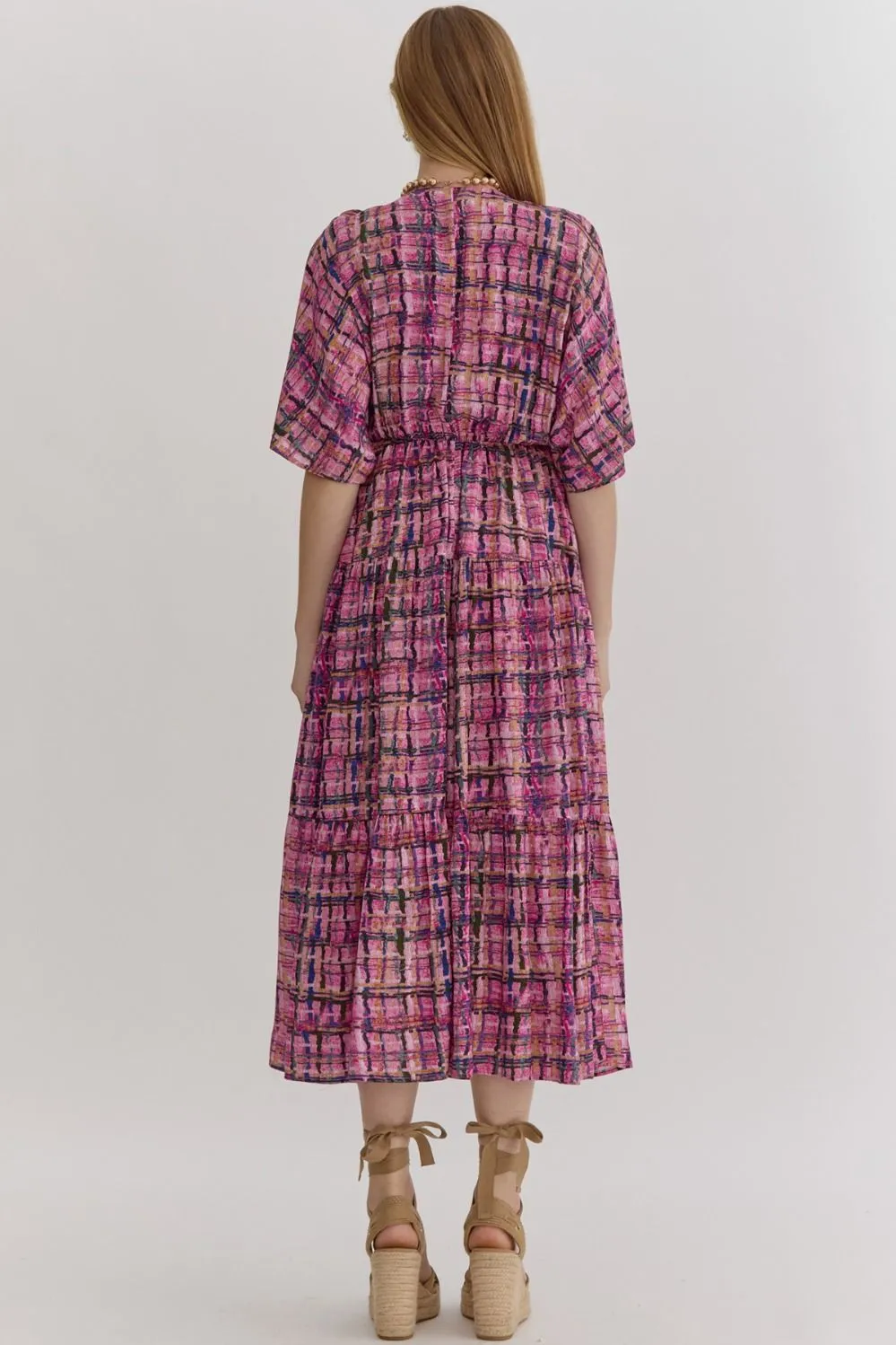 Ellie Plaid Maxi Dress *Regular & Curvy*