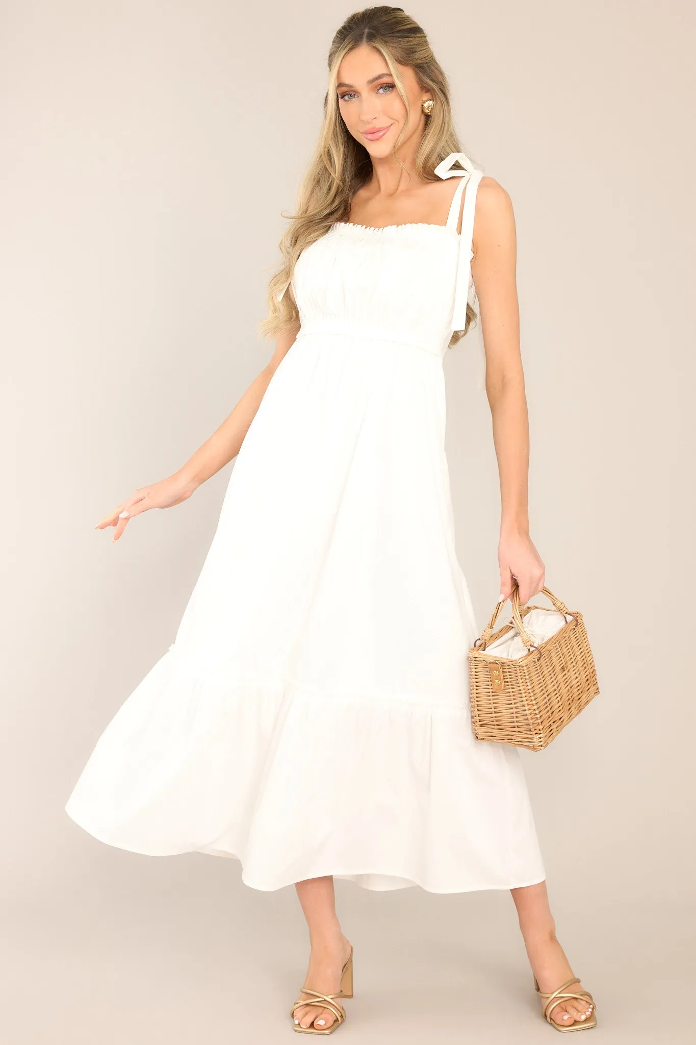 Embrace The Memories White Maxi Dress