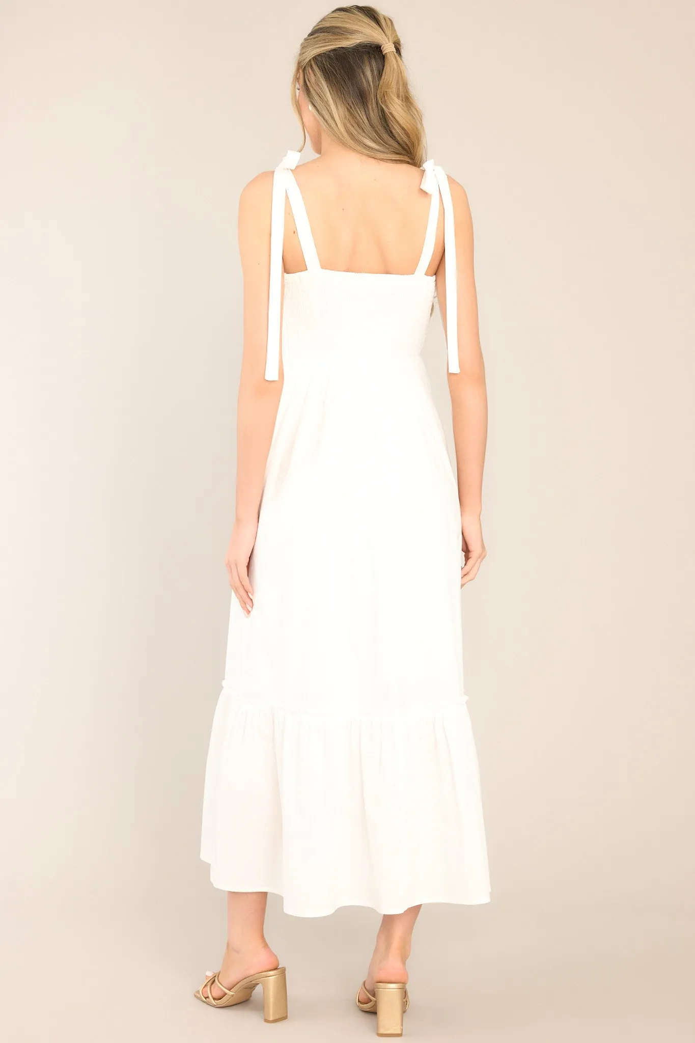 Embrace The Memories White Maxi Dress