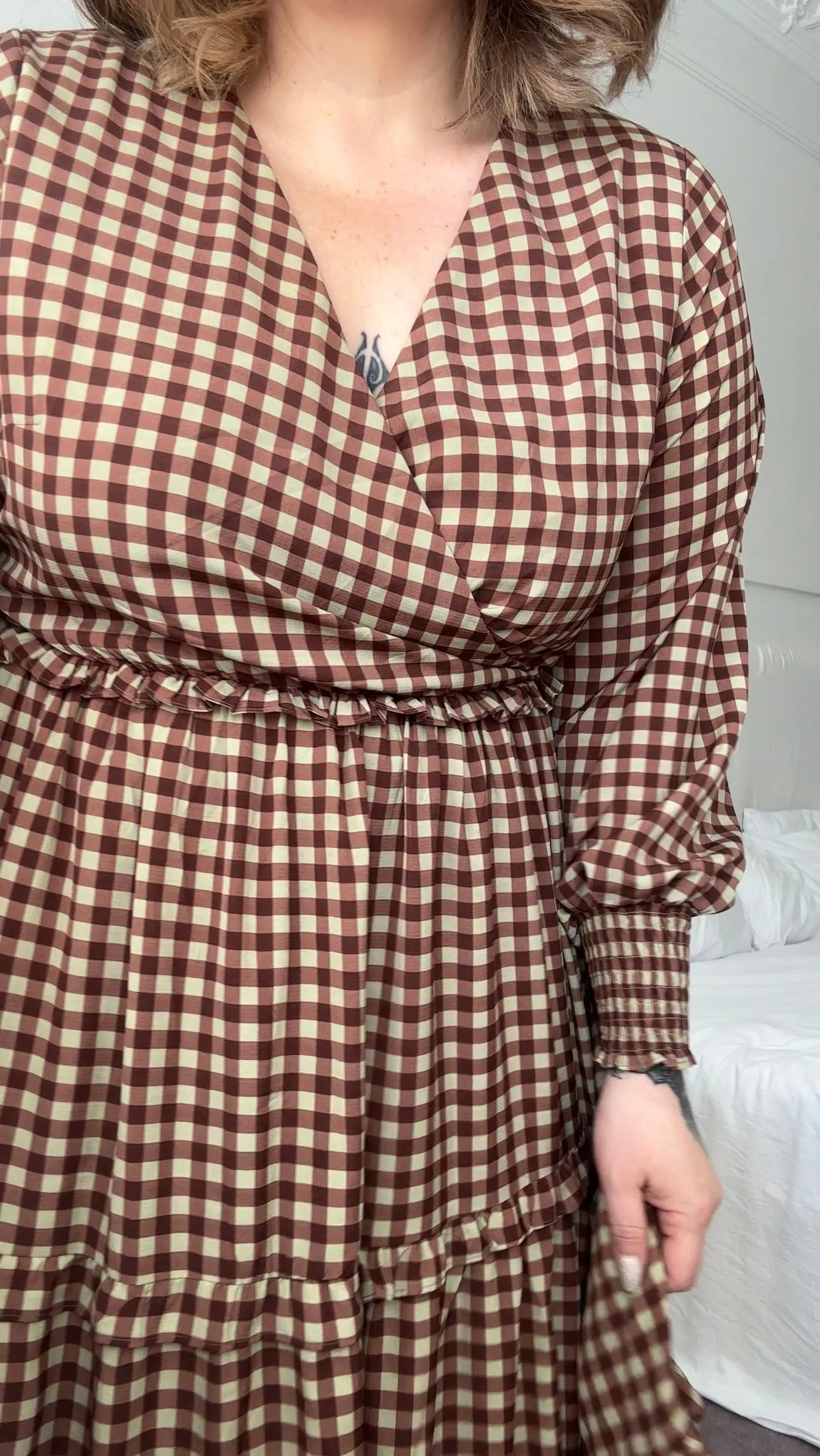 Emily Maxi Dress - Gingham