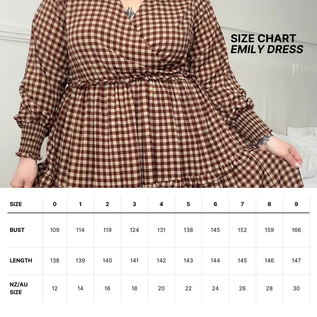 Emily Maxi Dress - Gingham