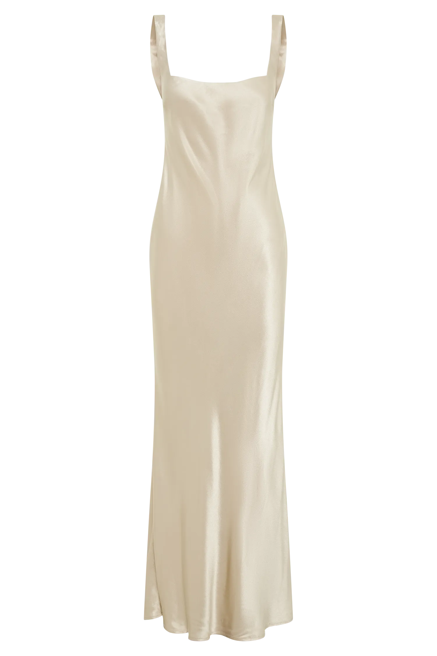 Ensley Satin Maxi Dress - Champagne