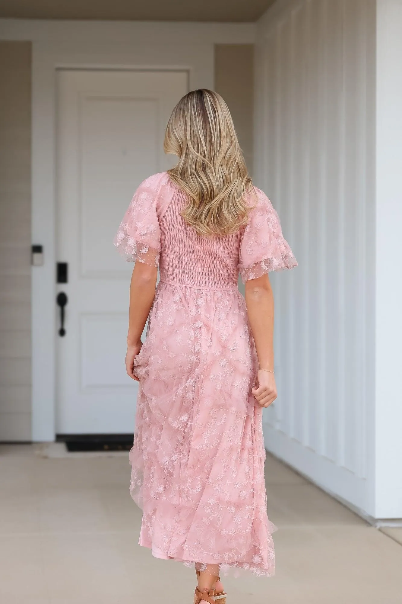 Erin Dress in Dusty Rose