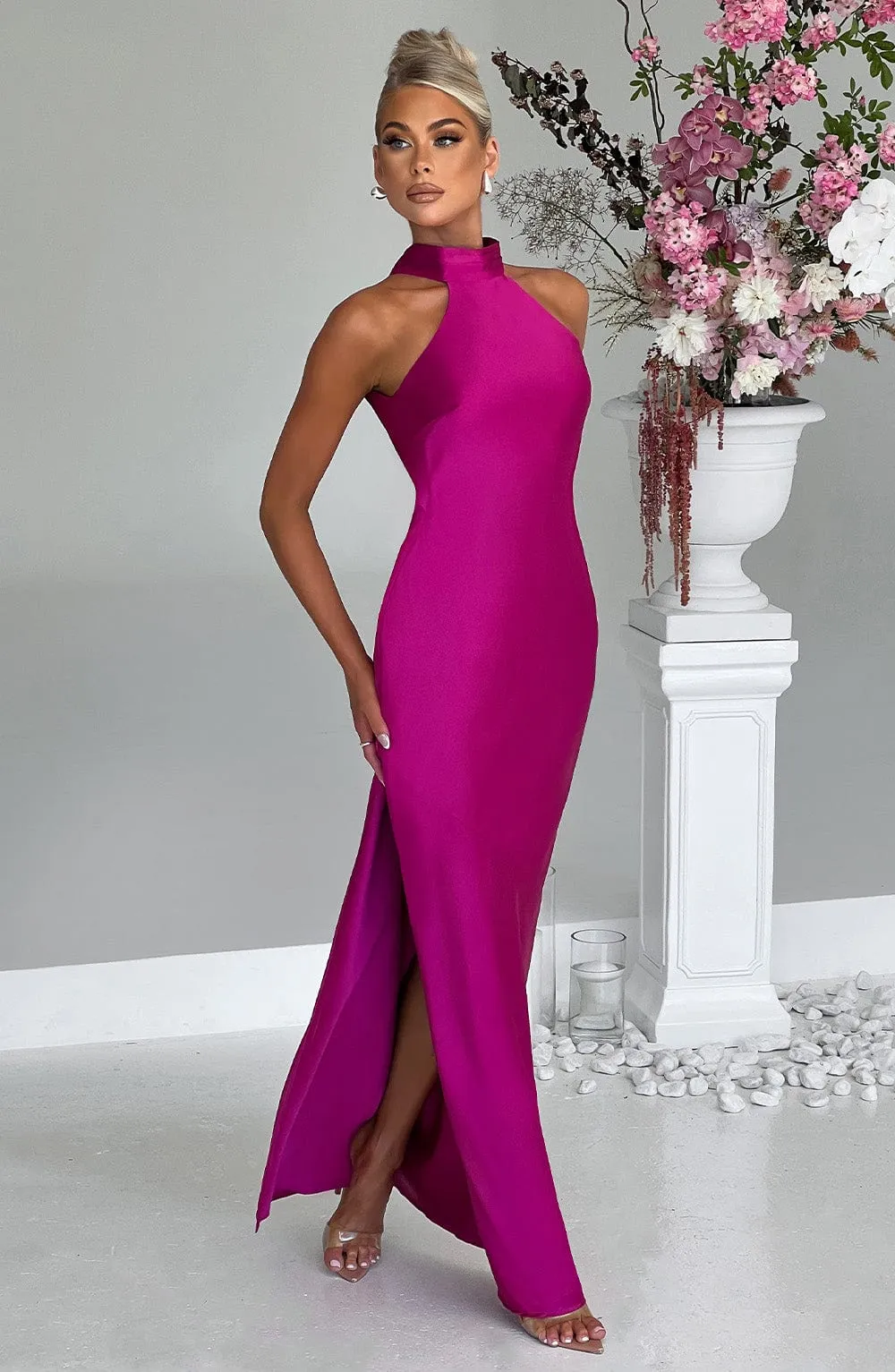 Etta Maxi Dress - Hot Pink