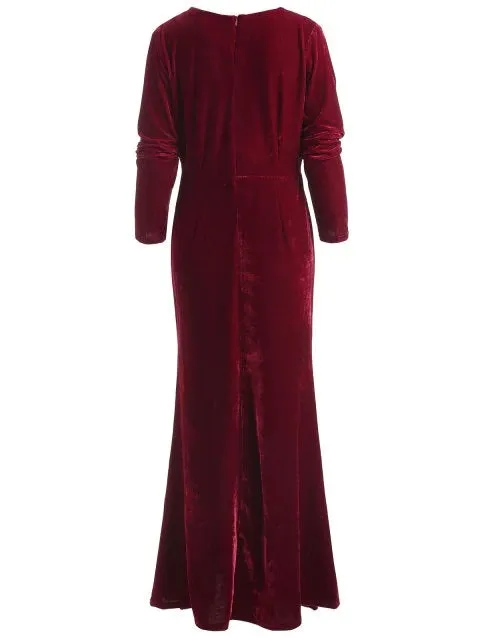 Fabulous Velvet Maxi Dress