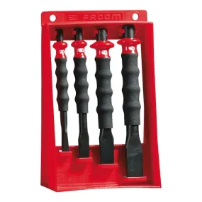 Facom 263GPB 4pce Chisel Set – With Comfort Grip Handles