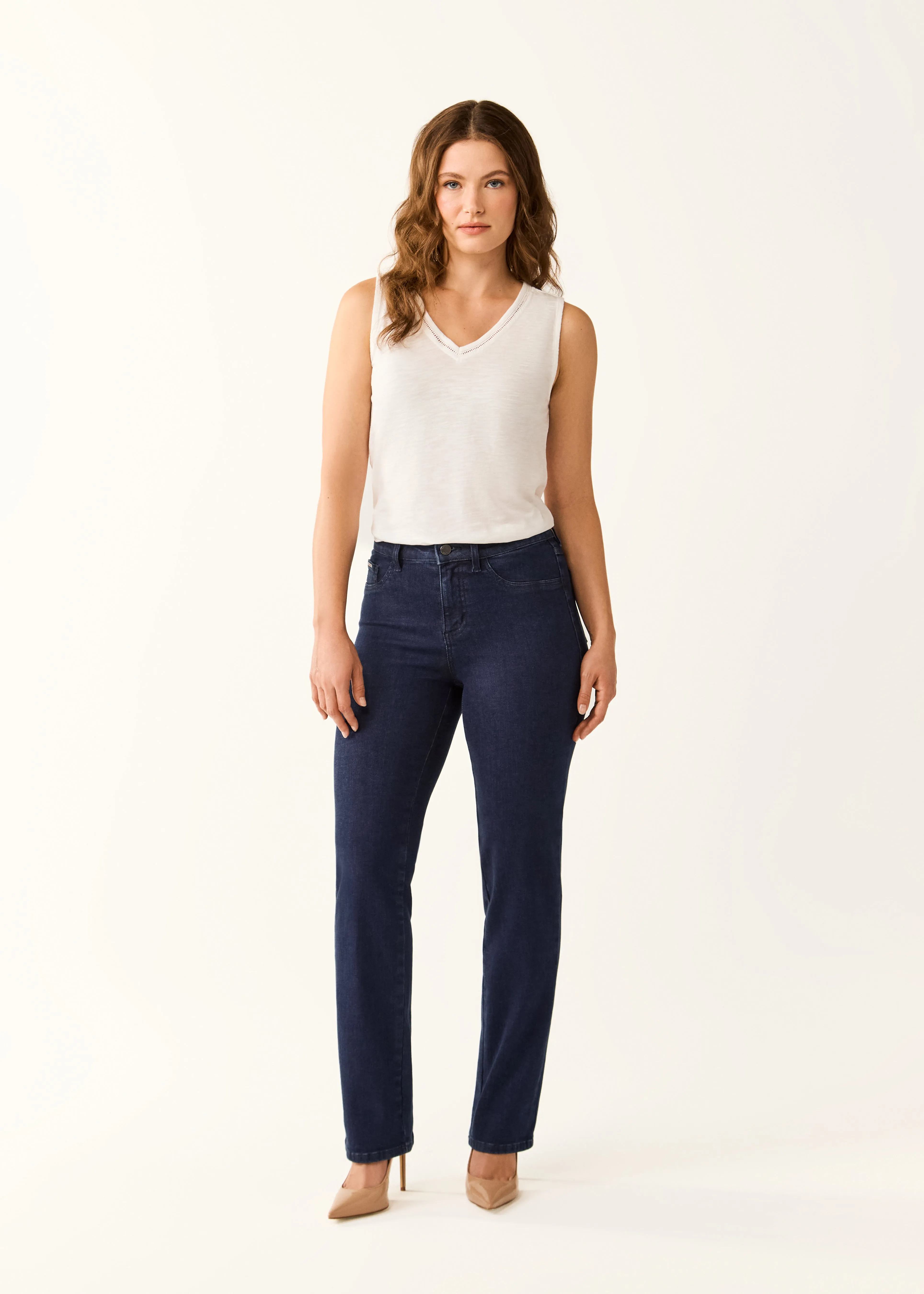 FDJ Beyond Denim Straight Leg Jean