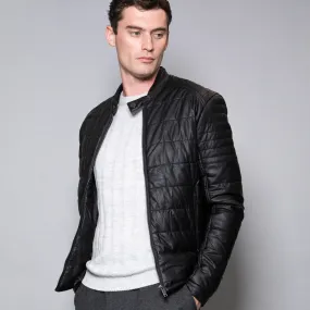 Filip Faux Leather Biker Jacket