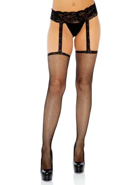 Fishnet Garter Belt Stockings