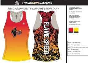 Flame-Speed- Womens Compression Tank