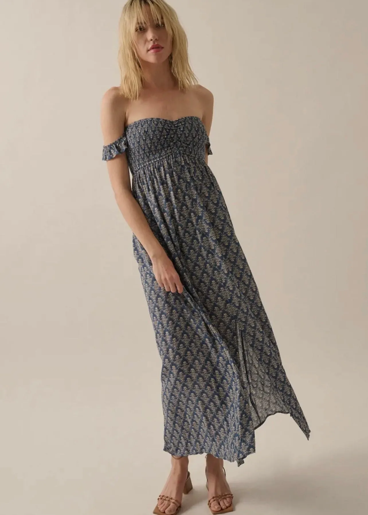 Flora Smocked Maxi Dress