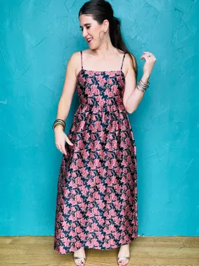 Floral Spaghetti Strap Maxi