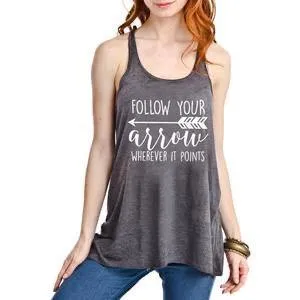 Follow your arrow tank tops! 6 colors • Soft • Stretchy • S - XXL