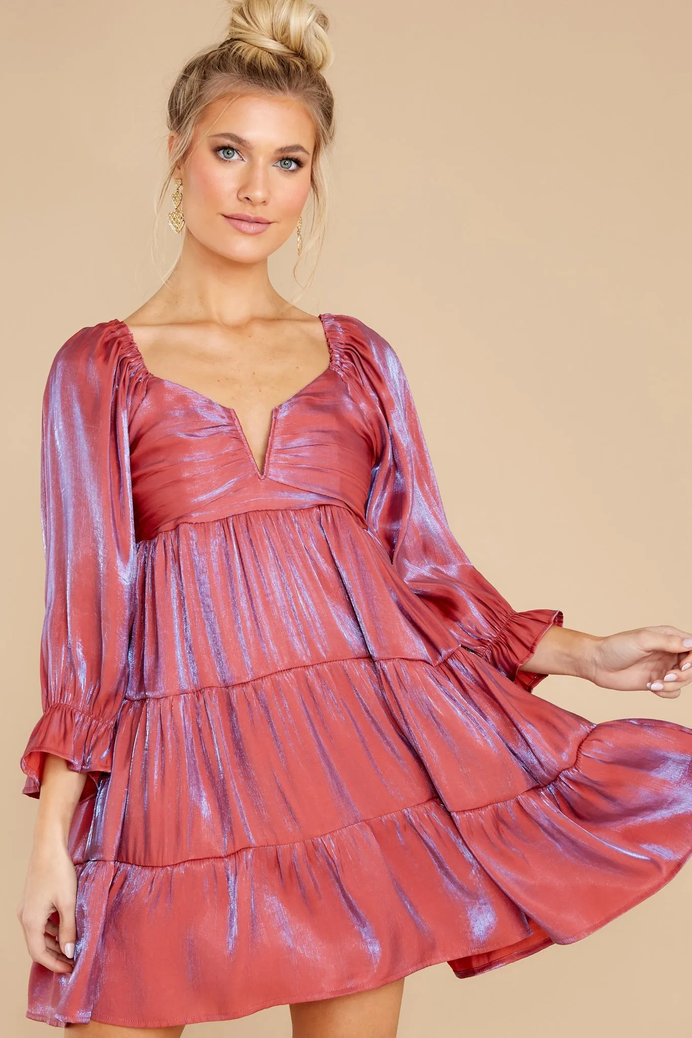 Futuristic Love Rose Dress