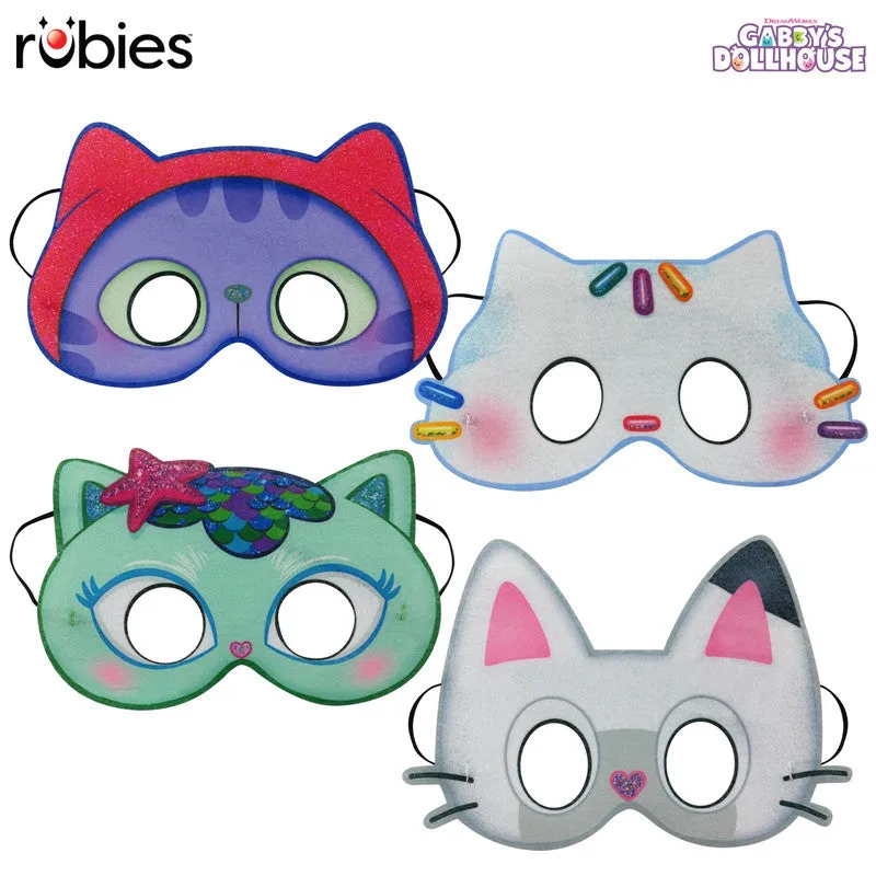 Gabby’s Dollhouse Felt Mask Assortment 4pk