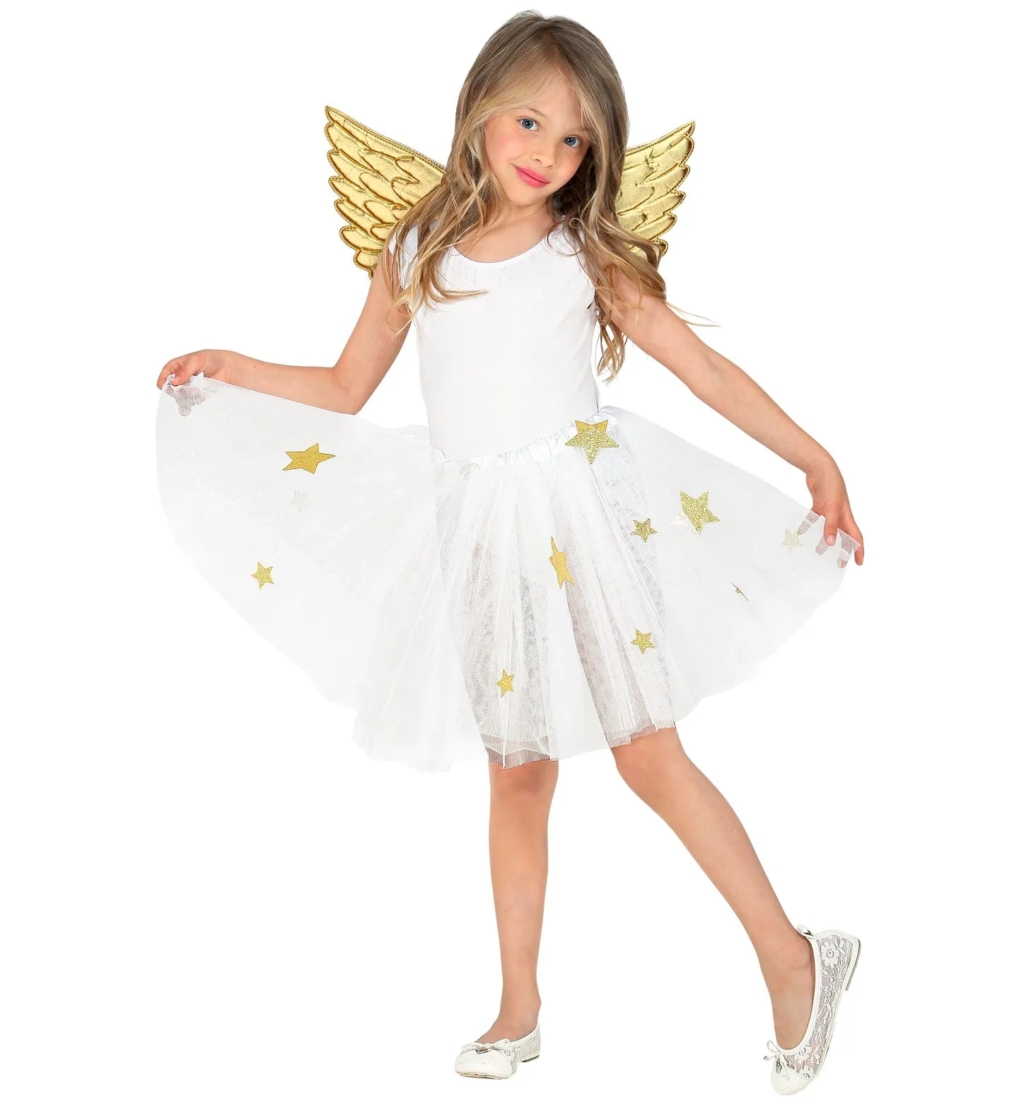 Gold Angel Wings And Tutu Set Child's