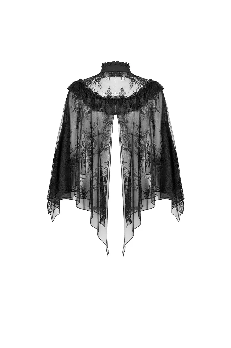 Gothic lace heart rope sexy cape BW089