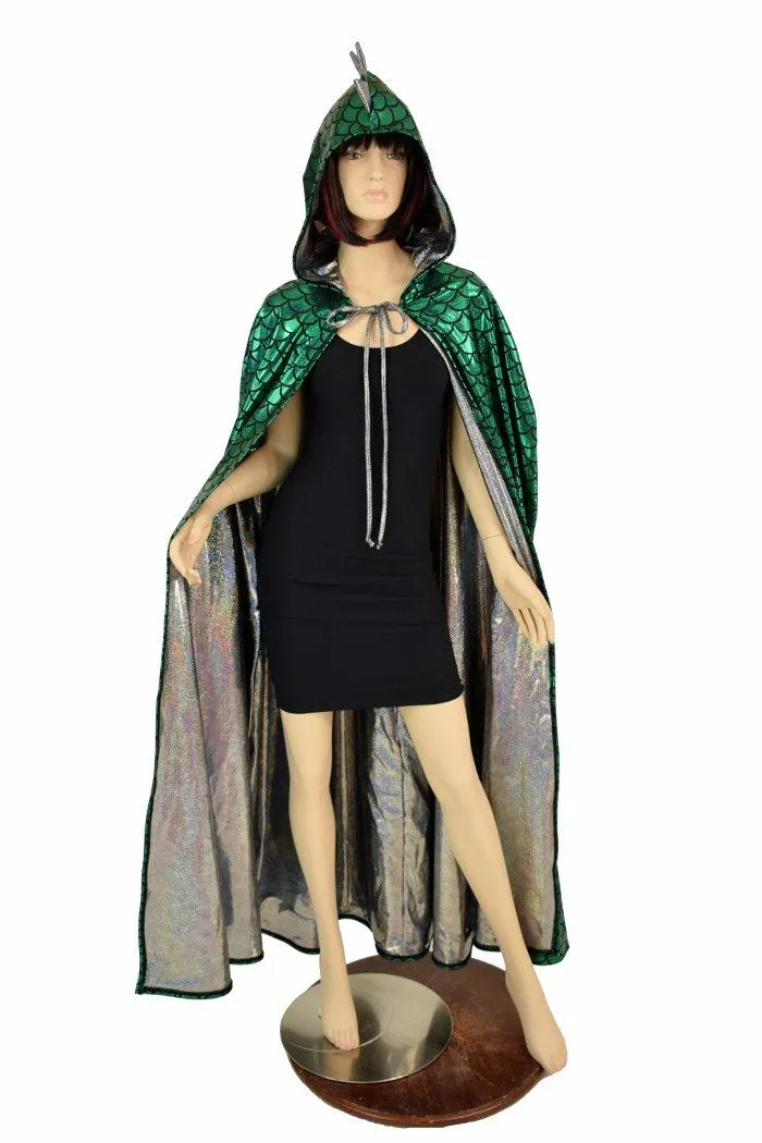 Green Dragon Hooded Cape