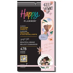 Happy Planner Beautiful & Brave CLASSIC Sticker Book Value Pack - Spoonful of Faith