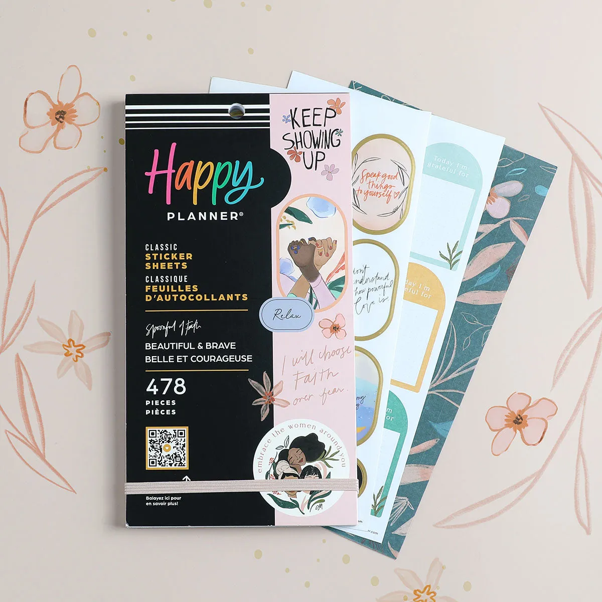 Happy Planner Beautiful & Brave CLASSIC Sticker Book Value Pack - Spoonful of Faith