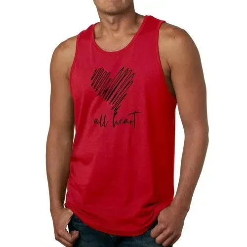 Heartfelt Elegance Line Art Tank