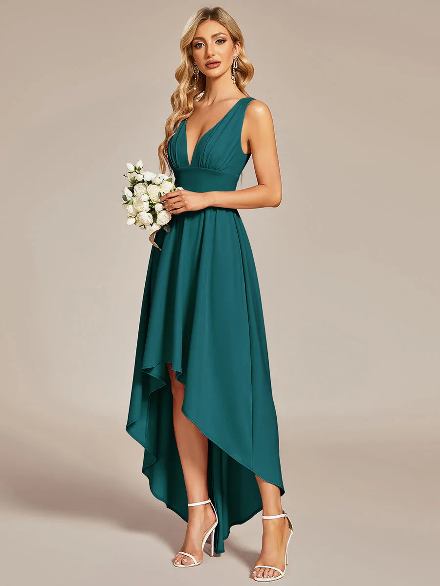 High Low Sleeveless Wholesale Bridesmaid Dresses