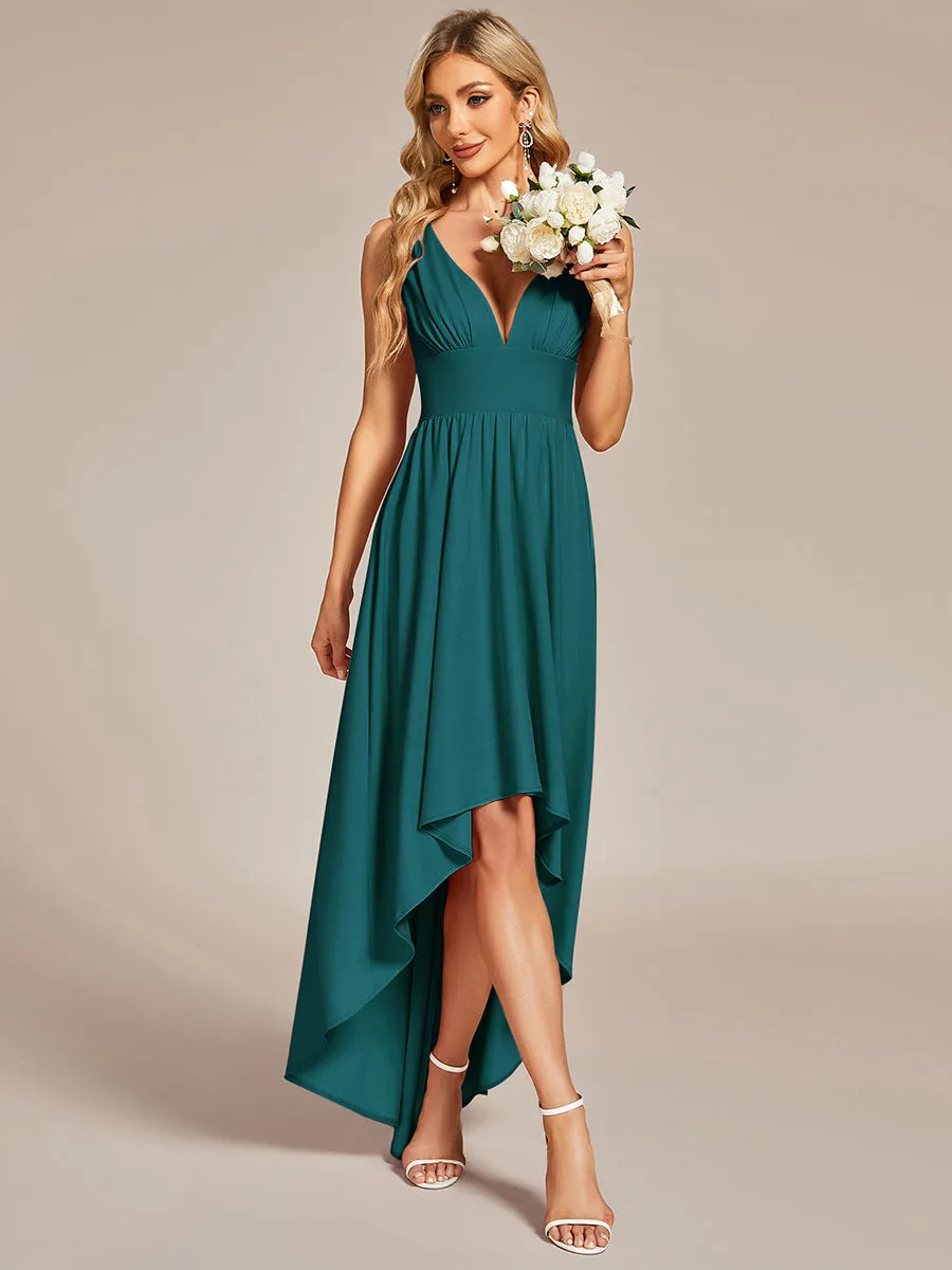 High Low Sleeveless Wholesale Bridesmaid Dresses