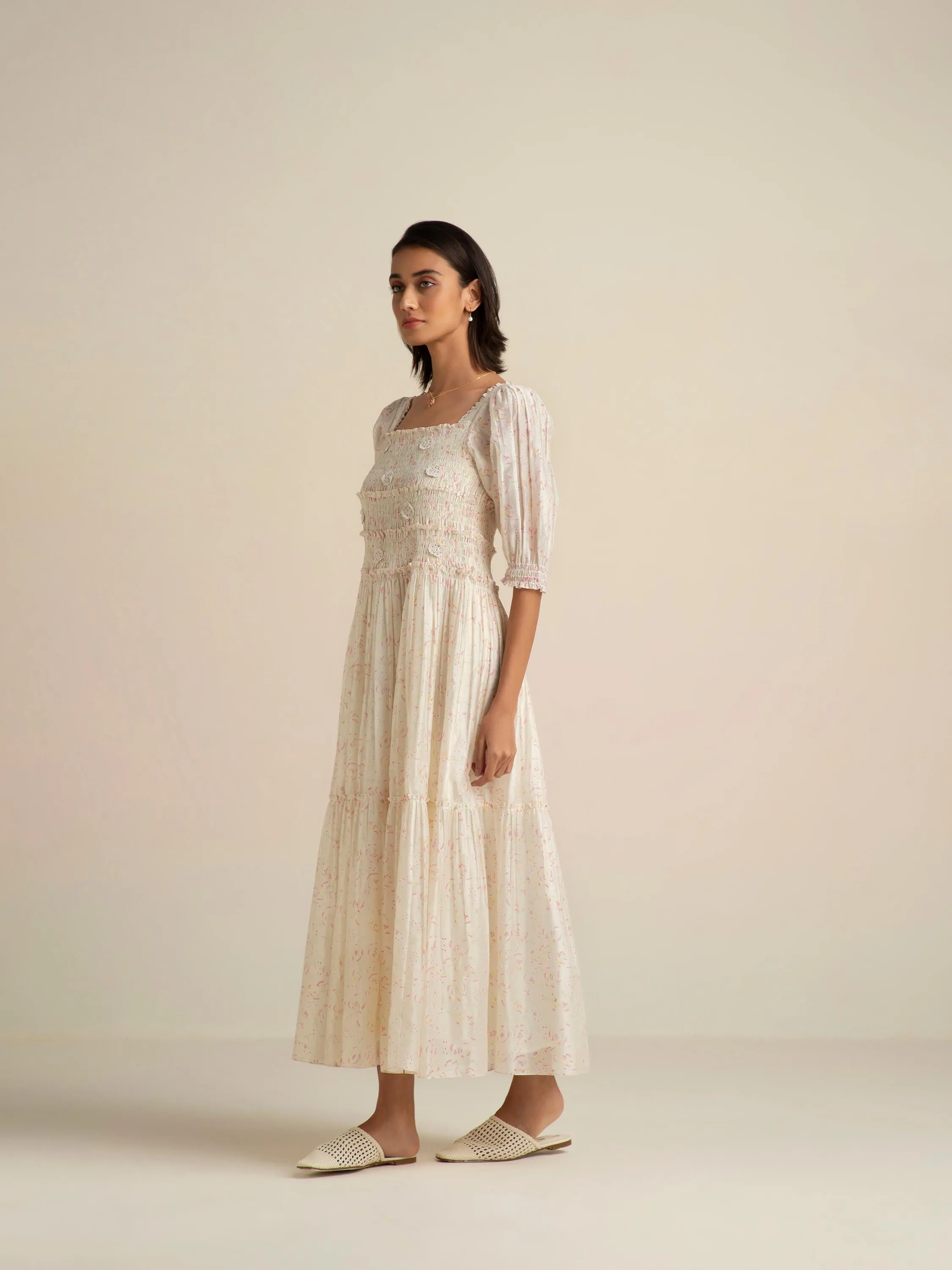 Honeysuckle Smock Maxi Dress