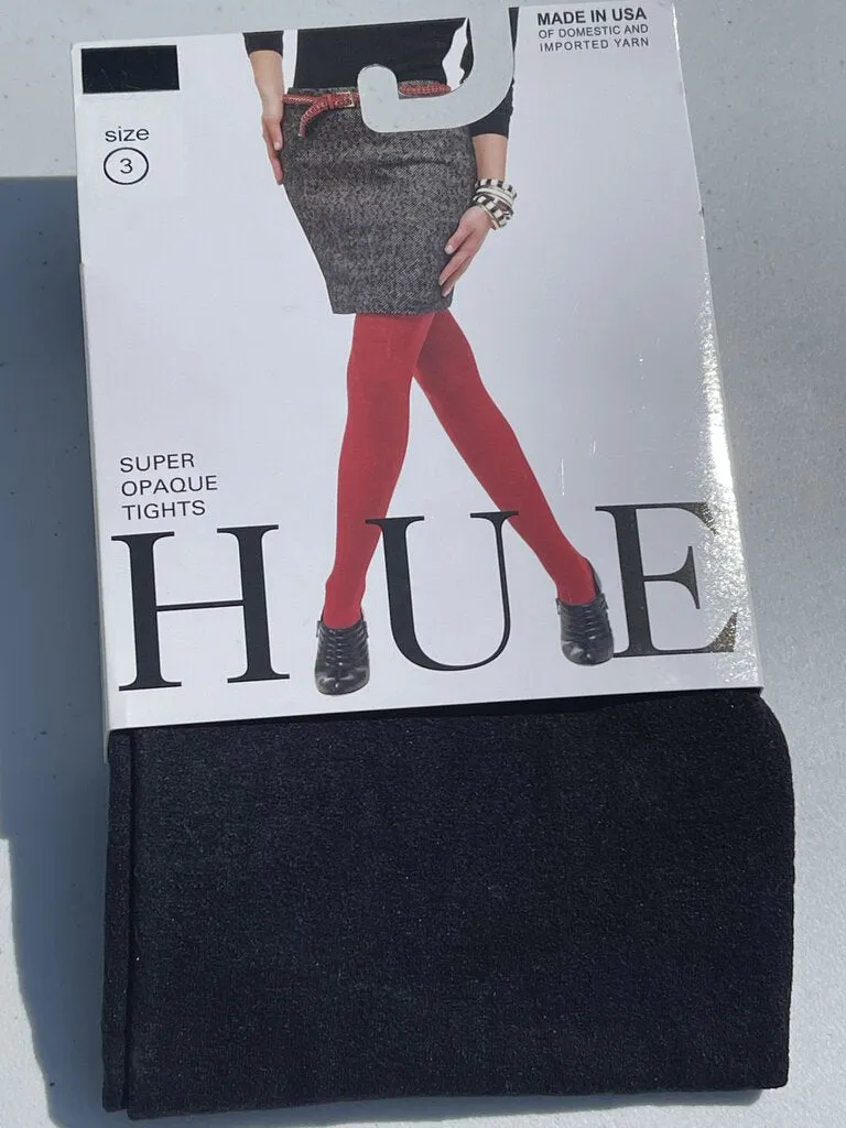 Hue Super Opaque Tights 3/L