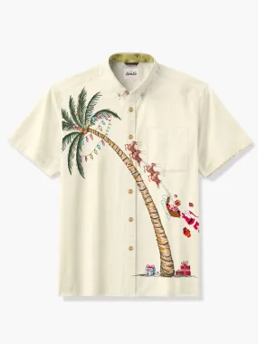 Island Christmas Vibe Cotton Shirt