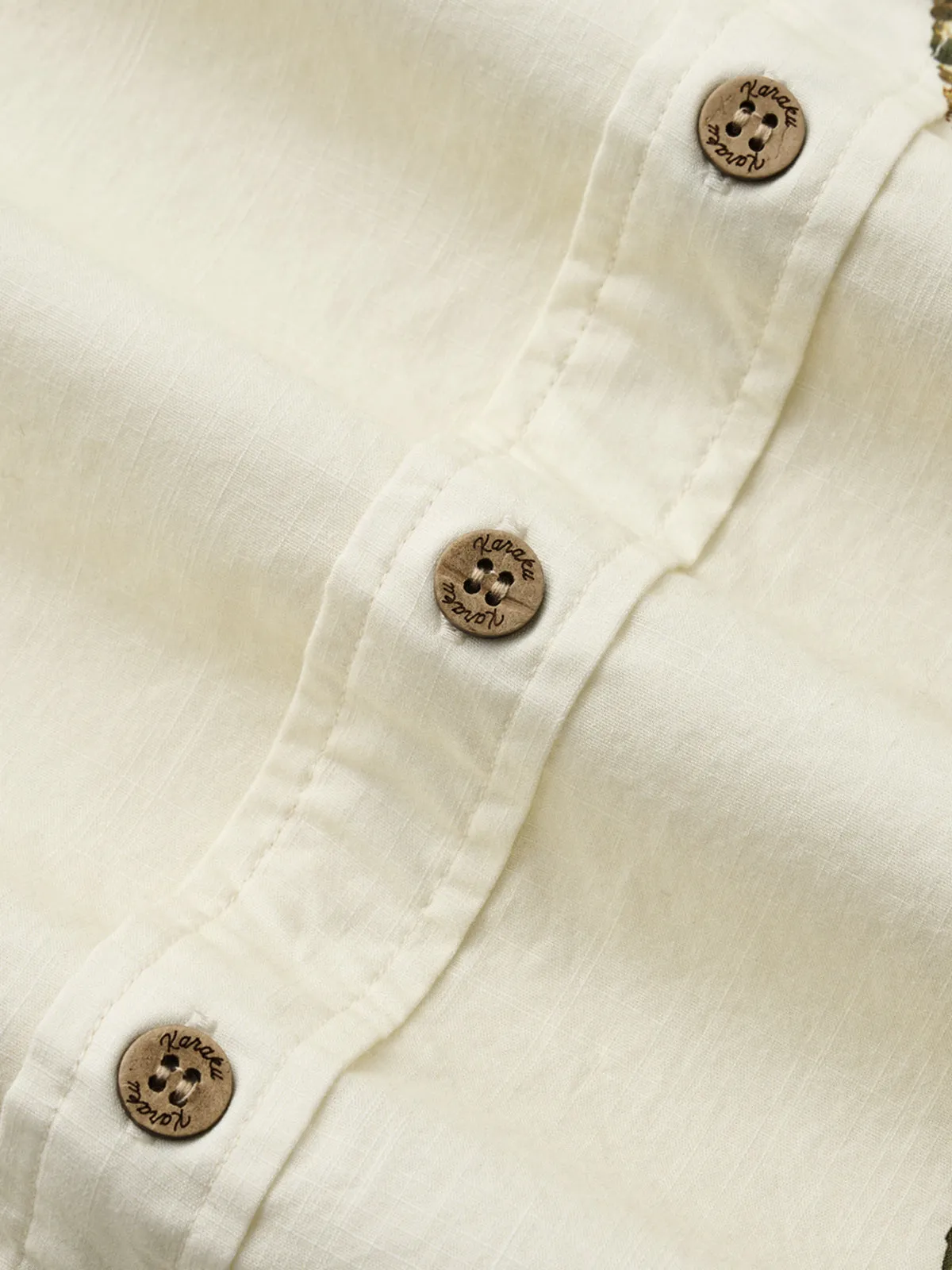 Island Christmas Vibe Cotton Shirt