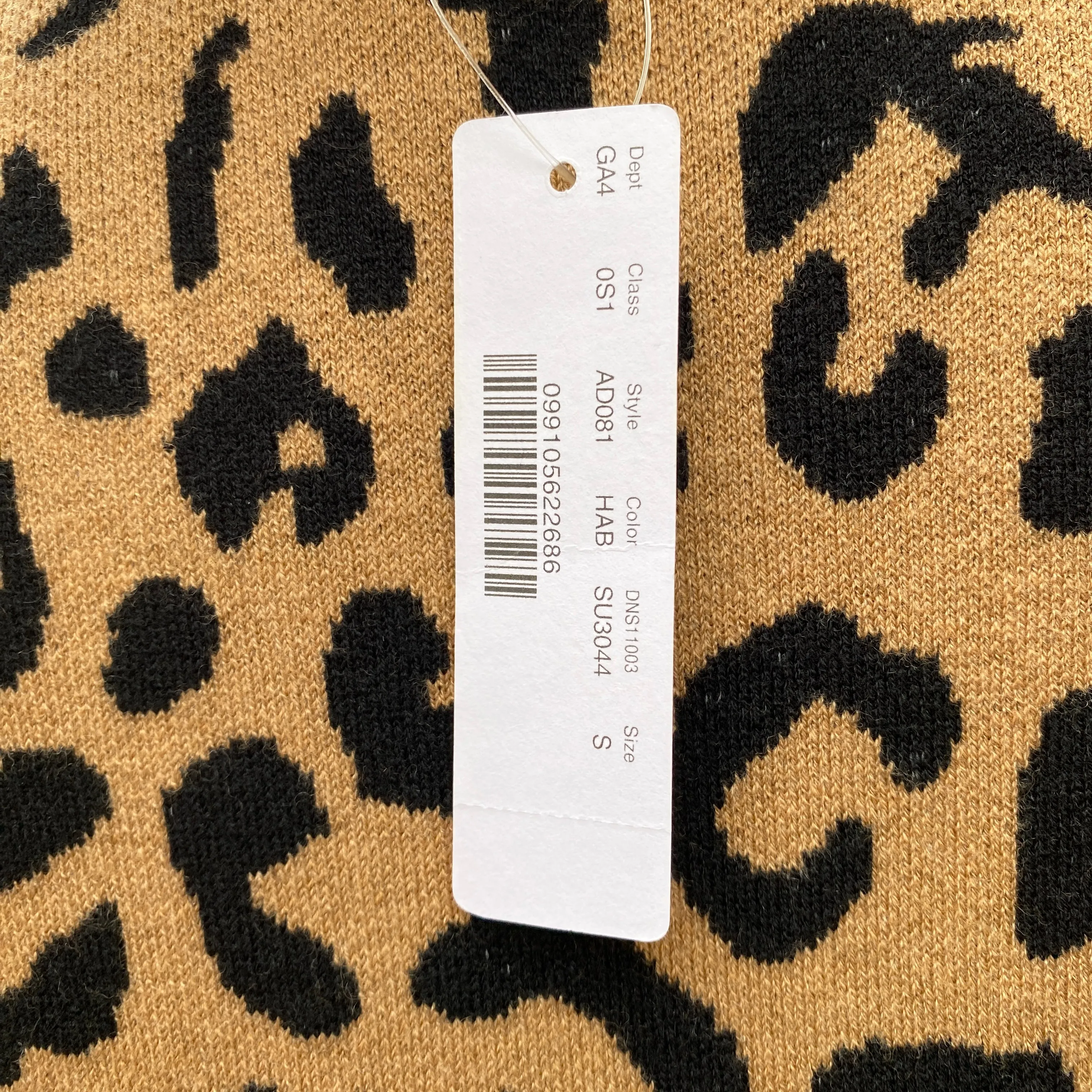 J. Crew leopard print sweater dress size S NWT