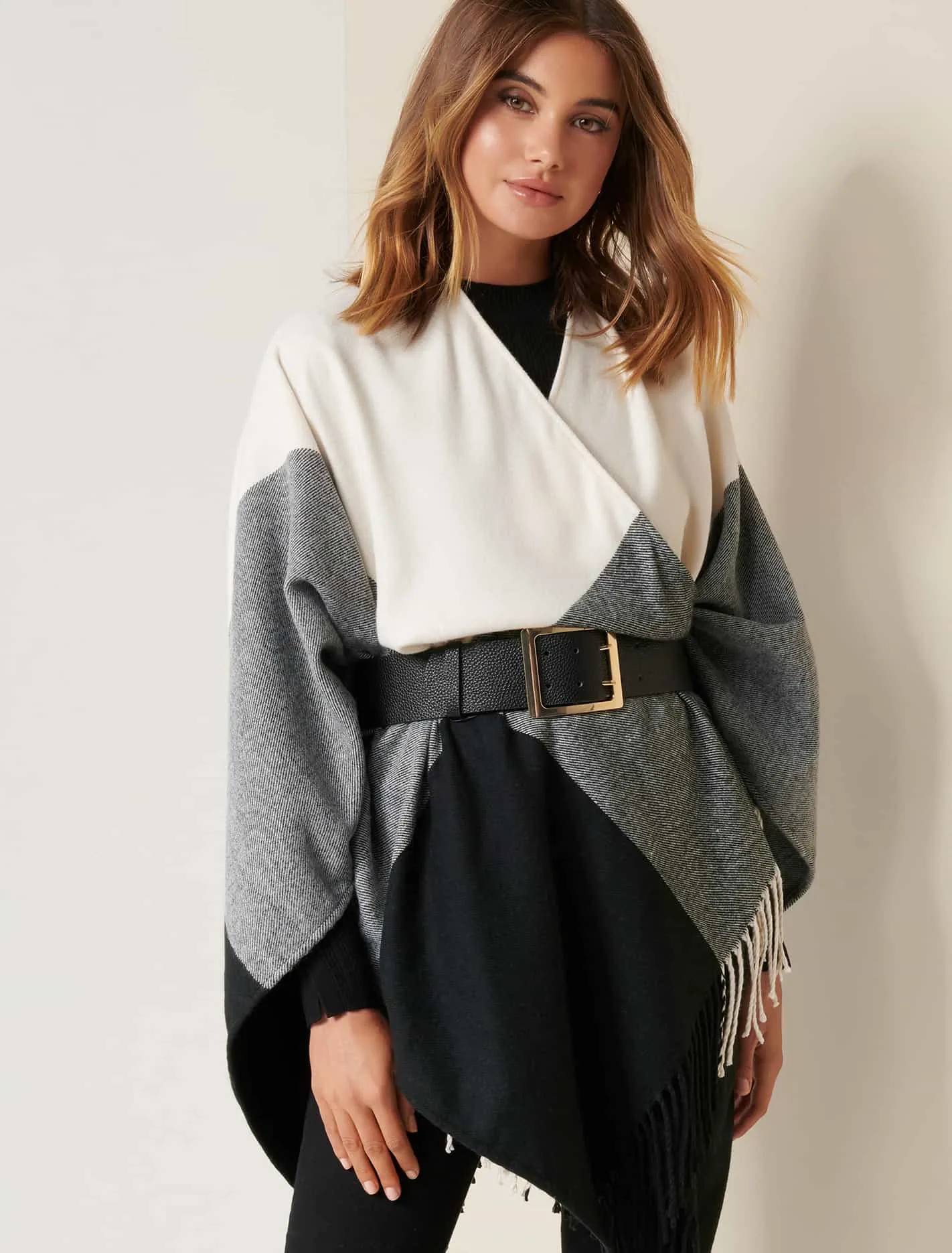 Jaimi Colourblock Cape