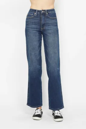 Judy Blue Full Size High Waist Tummy Control Straight Leg Jeans