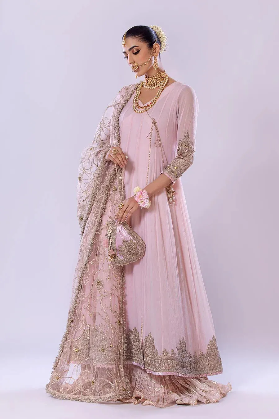 Khuda Baksh - P-256 Ready To Wear - PINK