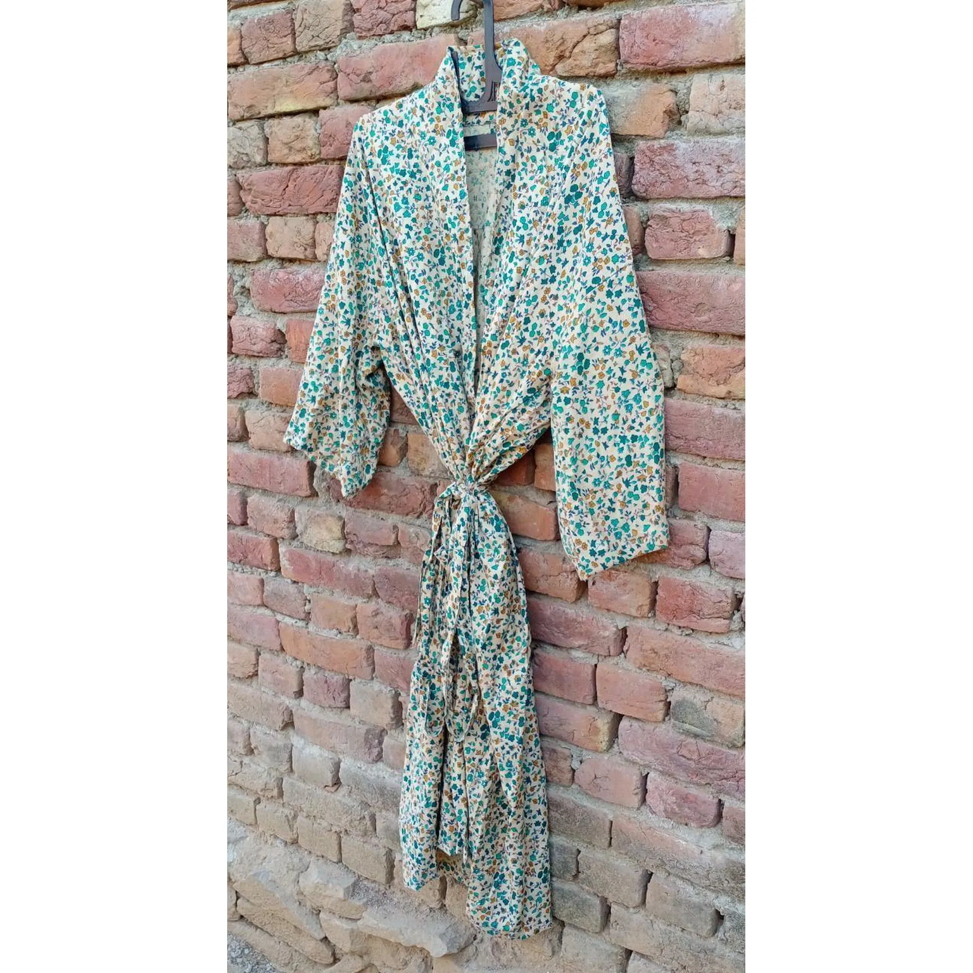 Kimono Bath Robes/ Night Suit rayon green