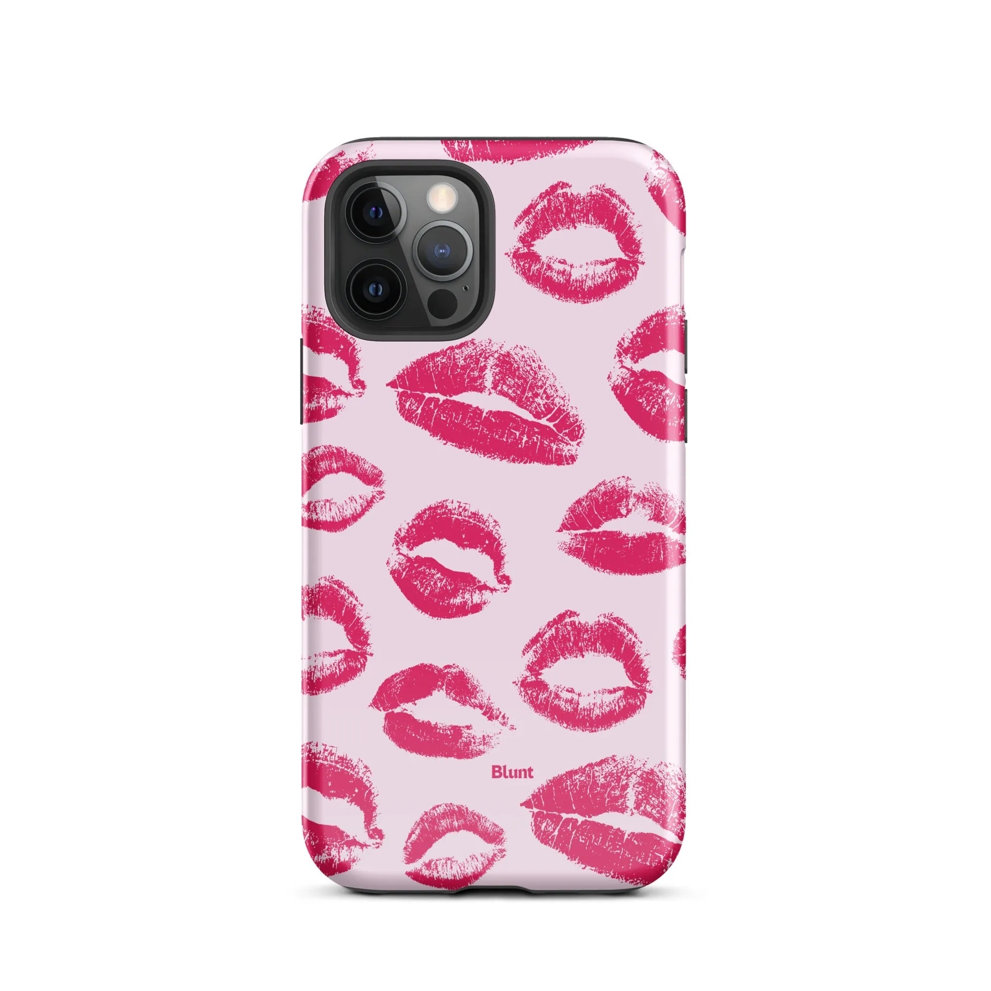 Kiss Me in Pink iPhone Case