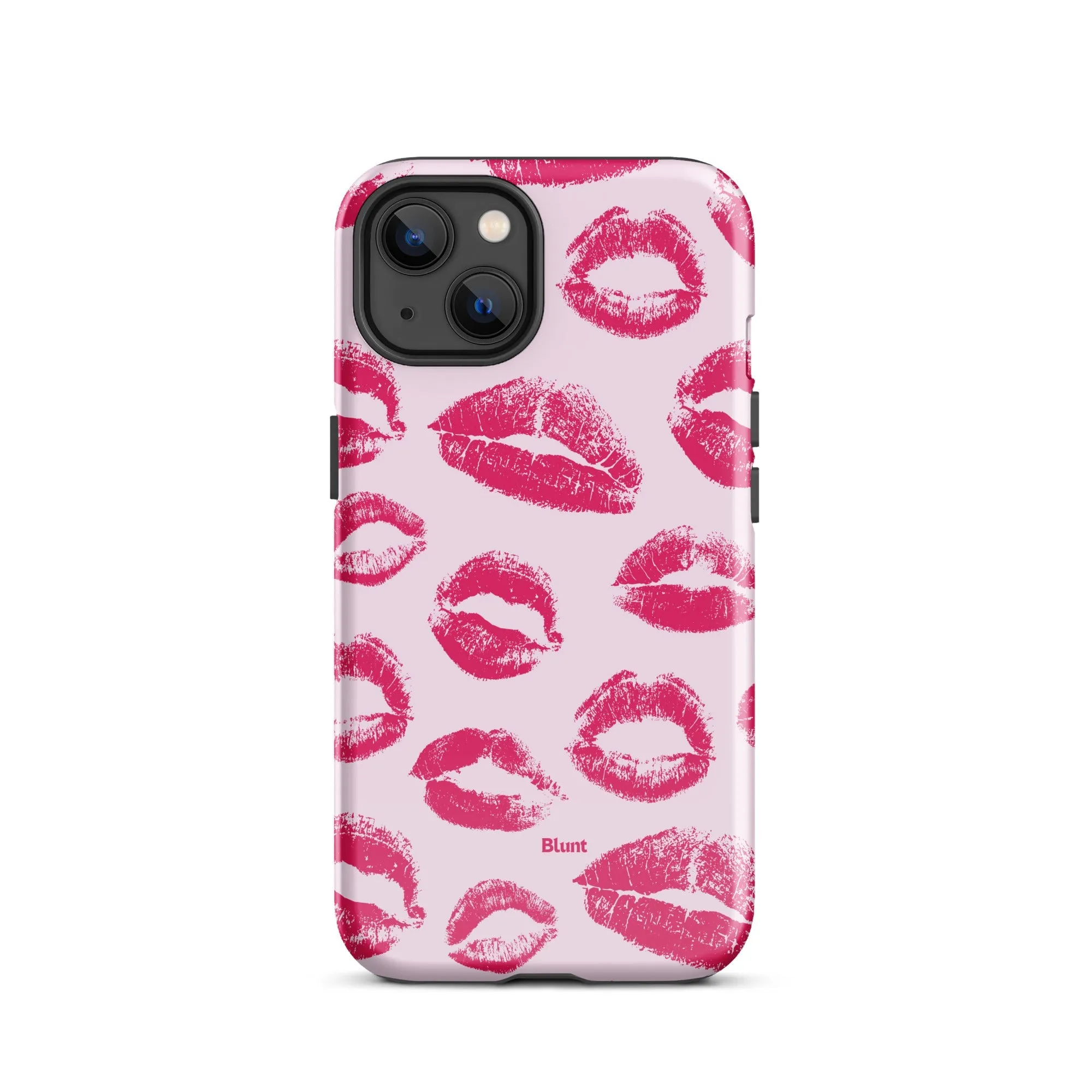 Kiss Me in Pink iPhone Case