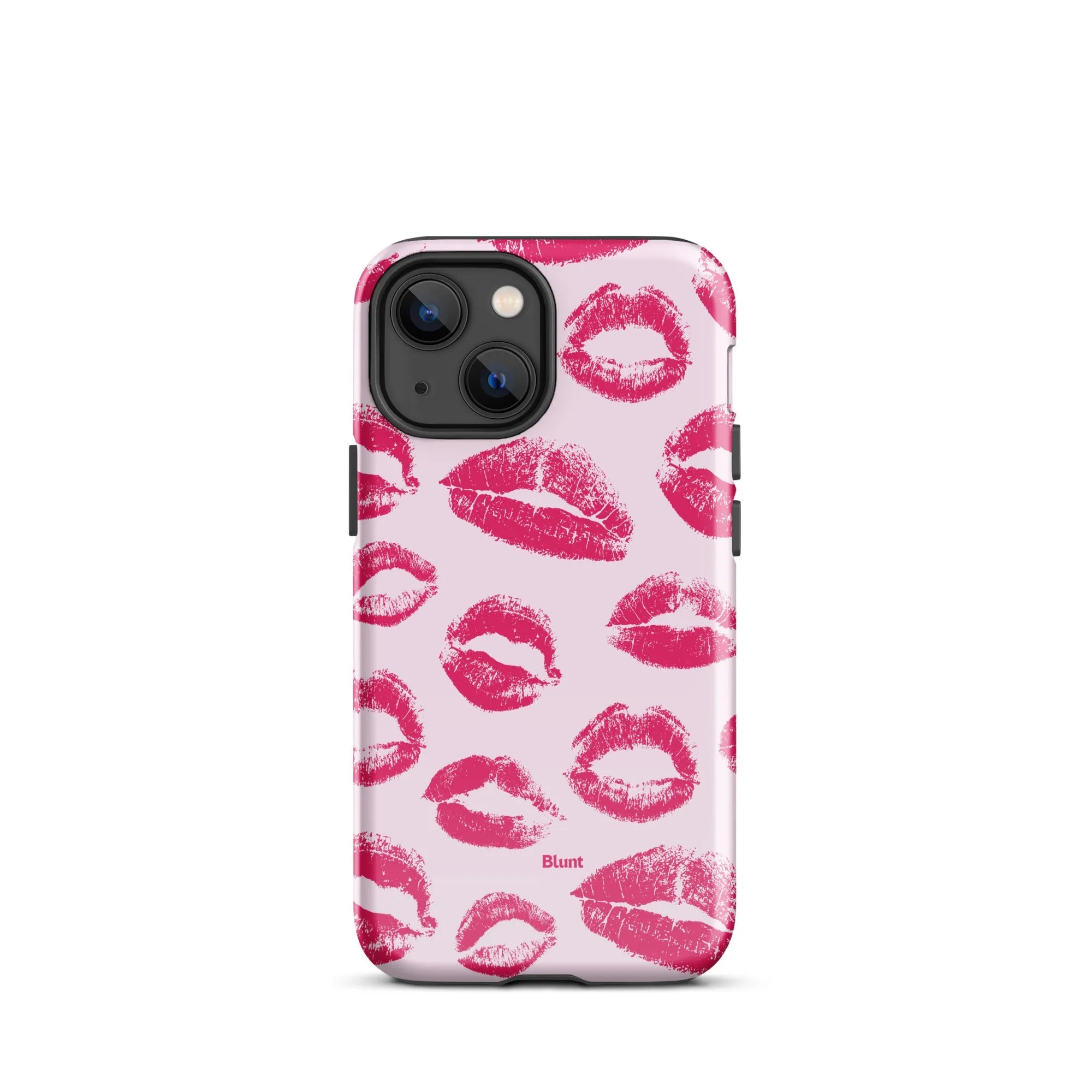 Kiss Me in Pink iPhone Case