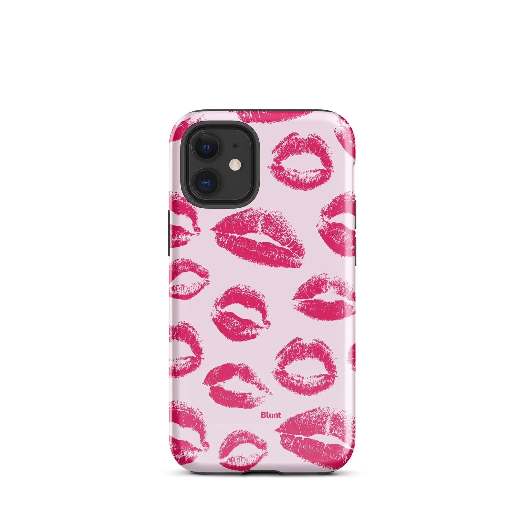 Kiss Me in Pink iPhone Case