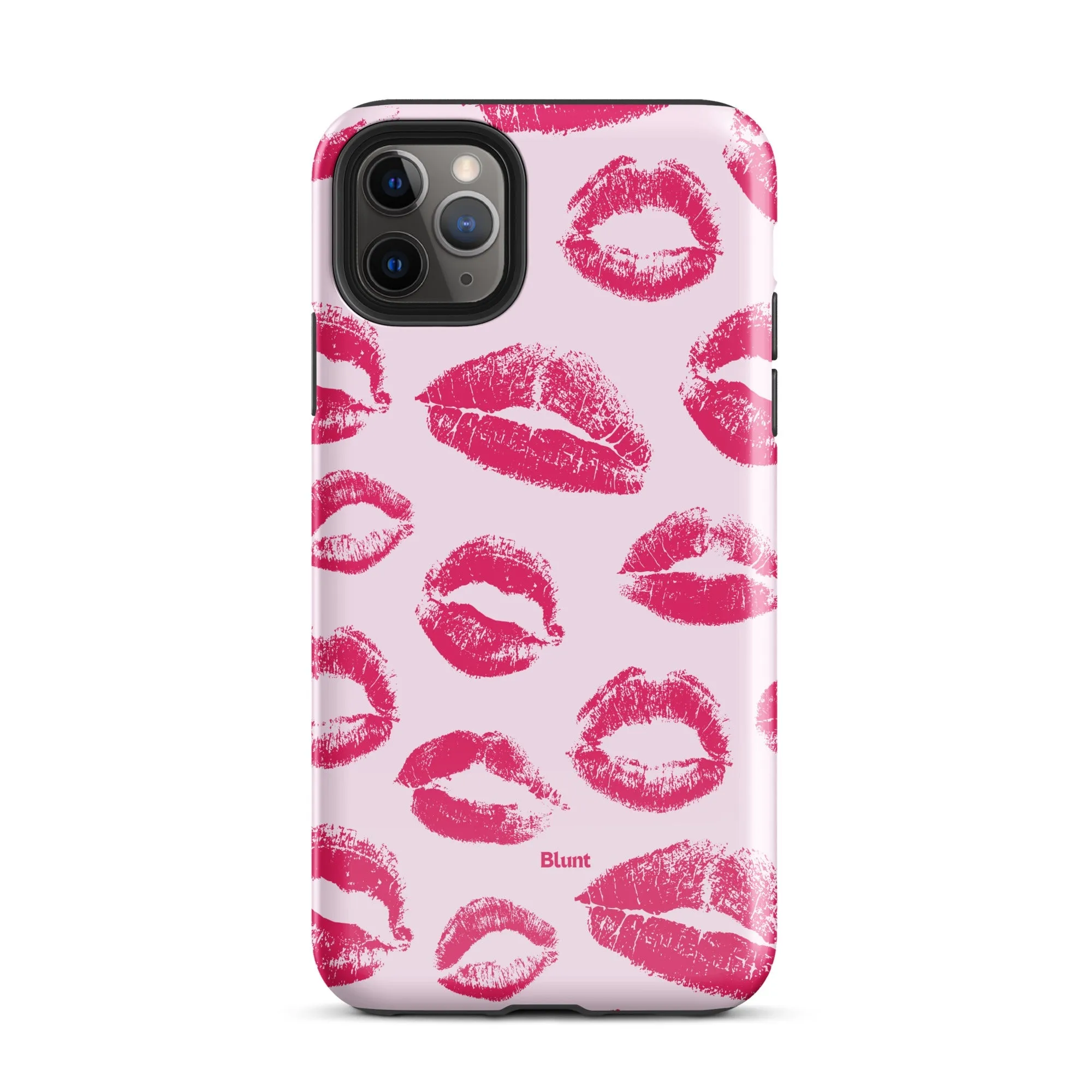 Kiss Me in Pink iPhone Case