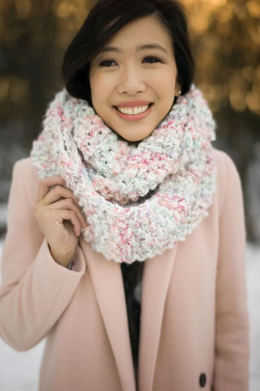 Knit Kit - Cotton Candy Cowl & Beanie