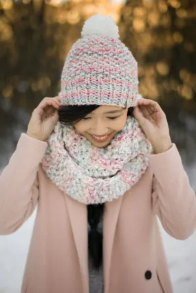 Knit Kit - Cotton Candy Cowl & Beanie