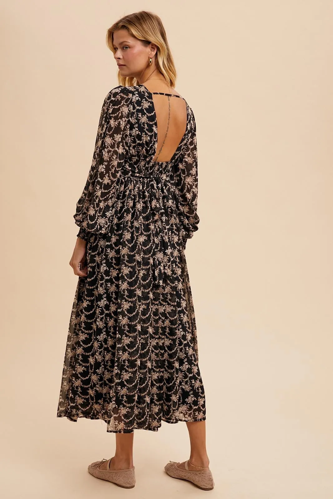 Laurel Twist Front Maxi