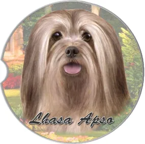 Lhasa Apso Car Coaster